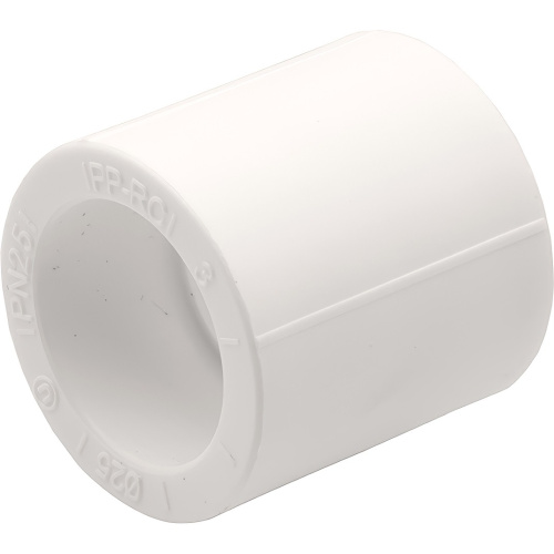 картинка Муфта THERMOLIGHT соединительная PP-R 25 белый (50/350) от магазина Сантехстрой
