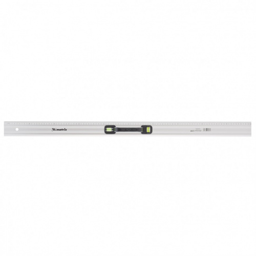 картинка Линейка-уровень, 1000 мм, металлическая, пластмассовая ручка 2 глазка Matrix от магазина Сантехстрой