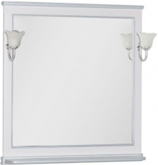 картинка Зеркало Валенса 90 Aquanet 00180040 Белое от магазина Сантехстрой