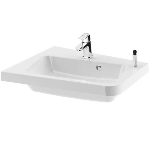 картинка Раковина Ravak 10° 65 L  угловая Белая (XJIL1165000) от магазина Сантехстрой