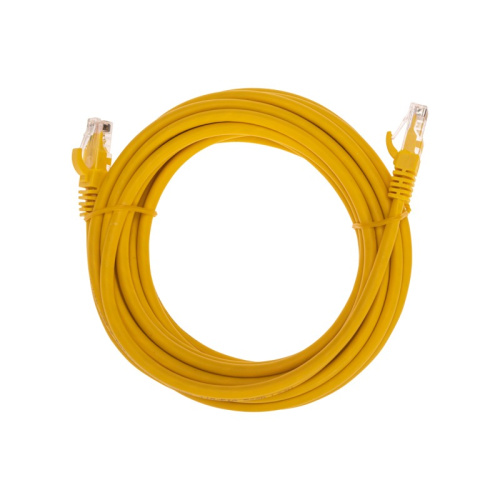 картинка Патч-корд U/UTP CAT 6, RJ45-RJ45, 26AWG, LSZH,  желтый,  5м REXANT от магазина Сантехстрой
