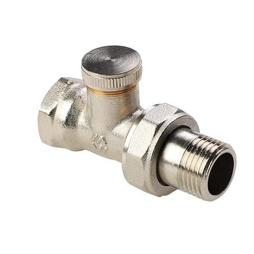 картинка Клапан настроечный, MVI, Premium, прямой, 3/4", НВ, PN 10, материал-латунь никелированная от магазина Сантехстрой