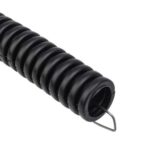 картинка Труба гофрированная из ПНД,  с зондом,  черная,  Ø16 мм REXANT от магазина Сантехстрой
