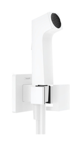 картинка Гигиенический душ, Hansgrohe, Bidette E EcoSmart+, цвет-белый матовый от магазина Сантехстрой