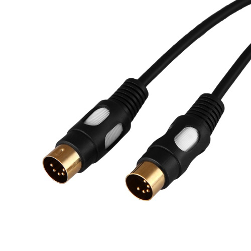 картинка Шнур DIN 5 Pin - DIN 5 Pin,  1,5м (GOLD) REXANT от магазина Сантехстрой