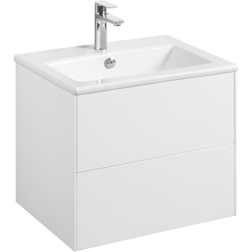 картинка Тумба под раковину Aquaton Сохо 60 подвесная, цвет белый глянцевый (1A258001AJ010) от магазина Сантехстрой