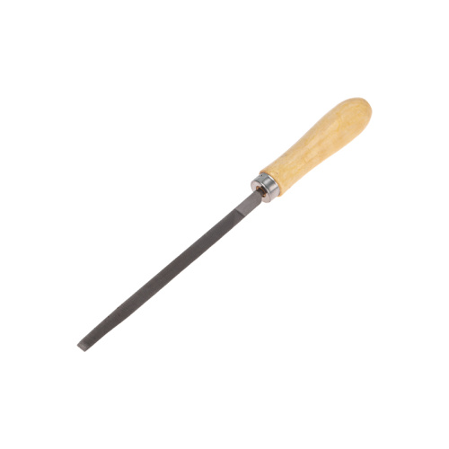 картинка Напильник треугольный KRANZ 150 мм,  деревянная ручка от магазина Сантехстрой