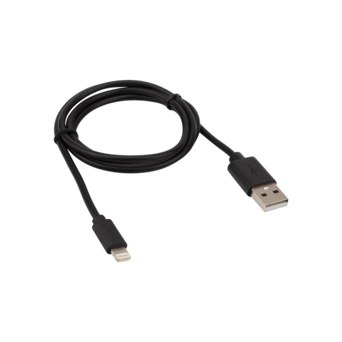 картинка Кабель USB-Lightning для iPhone/PVC/black/1m/REXANT от магазина Сантехстрой
