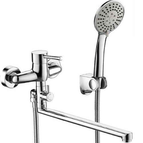 изображение смеситель для ванны bravat f6332366cp-01l-rus хром