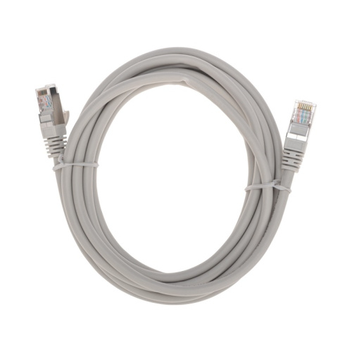 картинка Патч-корд S/FTP CAT 6A (10G),  RJ45-RJ45, 28AWG, LSZH,  серый,  3м REXANT от магазина Сантехстрой