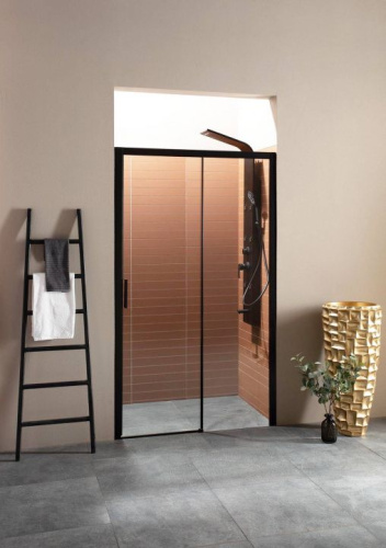 картинка AE60-N-150H200U-BT Aquanet Pleasure, дверь в нишу 1500 мм, профиль-черн.мат. стек.прозр (273599) от магазина Сантехстрой