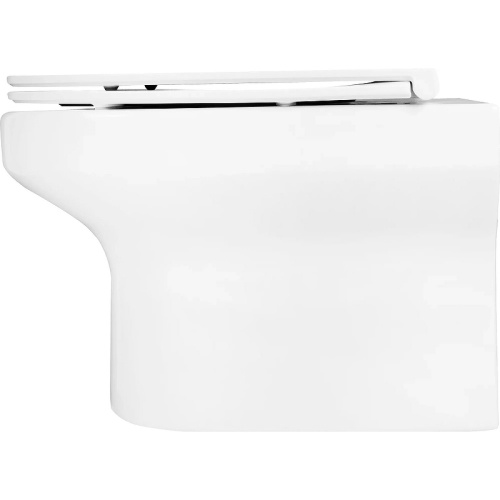 картинка Унитаз подвесной Jacob Delafon Elite Rimless безободковый в комплекте с тонким сиденьем, креплениями, белый (EDX114RU-00) от магазина Сантехстрой