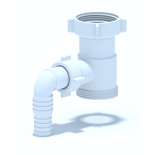 картинка Отвод стиральной машины Ани Пласт 1 1/2"*1 1/2" (M110) от магазина Сантехстрой