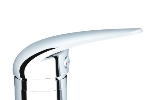 фотография смеситель для раковины ravak suzan sn 041.00/150, однорычажный, настенный, хром (x070008)