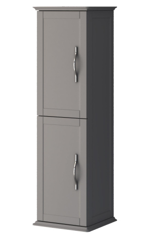 картинка TIFFANY Колонна подвесная с двумя распашными дверцами, реверсивная 55247 Grigio Nuvola, 34x32x114 от магазина Сантехстрой