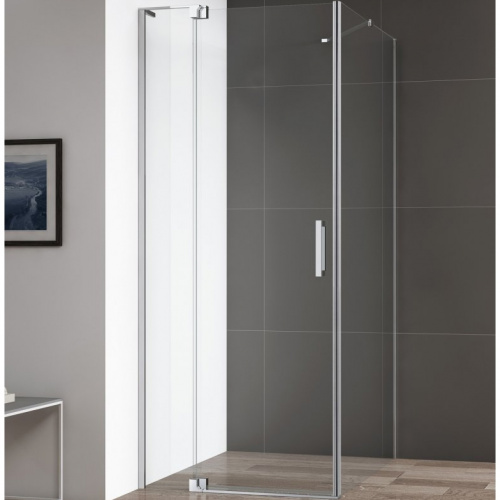 картинка Душевой уголок Cezares Slider АН-1 100/110х100 профиль Хром стекло прозрачное от магазина Сантехстрой