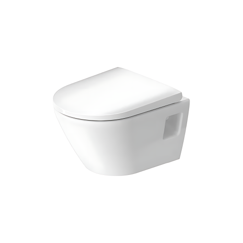 картинка Duravit D-Neo Унитаз подвесной, 370 x 480 мм, безободковый, в комплекте с сиденьем 0021690000 цвет: белый СПЕЦЦЕНА от магазина Сантехстрой