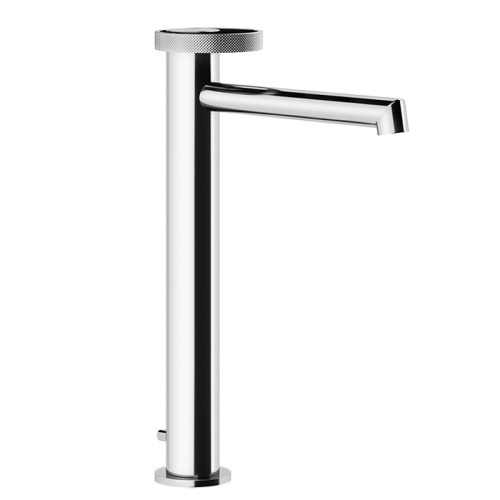 фотография gessi anello смеситель для раковины высокий с длинным изливом, с донным клапаном, цвет: хром