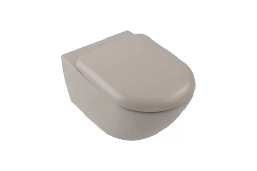 картинка Унитаз подвесной Villeroy & Boch Antao 370x560 мм, CeramicPlus, цвет Almond 4674 T0 AM 00337430 от магазина Сантехстрой