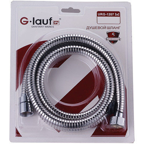 картинка Душевой шланг G-Lauf URG-1207 I*I 2.0M Хром от магазина Сантехстрой