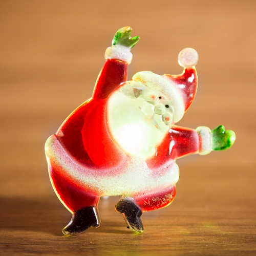 картинка Санта Клаус RGB на присоске от магазина Сантехстрой