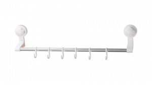 картинка Полотенцедержатель трубчатый 2-ой Grampus Element, GR-7078, 55 см, белый от магазина Сантехстрой