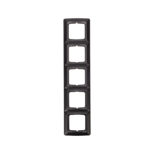 картинка DEA Рамка 5-я горизонтальная Черный Металлик KRANZ от магазина Сантехстрой