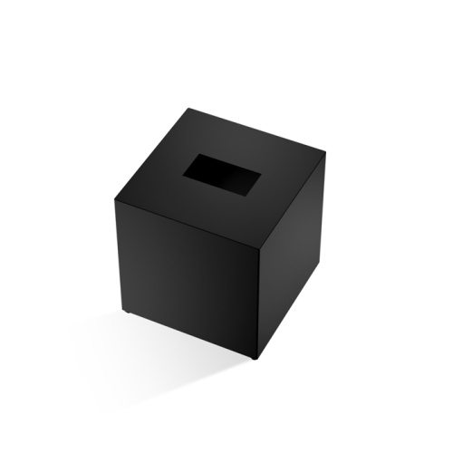 картинка DECOR WALTHER Cube KB 83 Диспенсер для салфеток 13.3x13.3x13.5см, цвет: черный матовый от магазина Сантехстрой