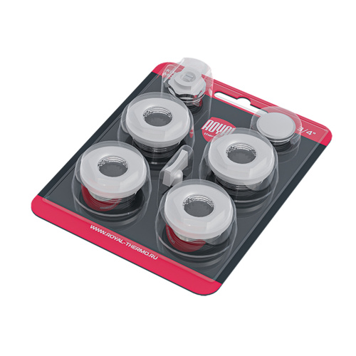 картинка Комплект монтажный Royal Thermo 1”х 1/2quot; белый от магазина Сантехстрой