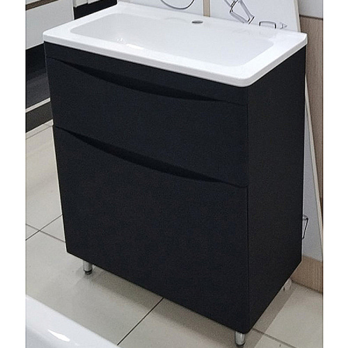 картинка Тумба под раковину Style Line сс-00002313 Черная от магазина Сантехстрой