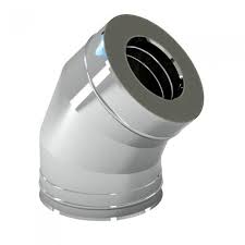 картинка Сендвич-колено 135* (430/0,5мм+нерж) d150х210 Феррум от магазина Сантехстрой