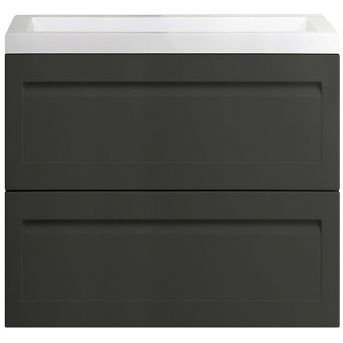 картинка Тумба под раковину Art&Max am-platino-750-2c-so-gm Серая от магазина Сантехстрой