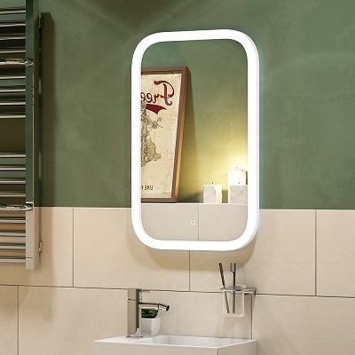 картинка Зеркало с подсветкой ART&MAX BIANCHI  400x700" AM-Bianchi-400-700-DS-F от магазина Сантехстрой