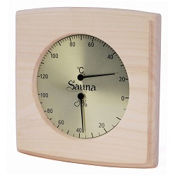 картинка Термогигрометр SAWO 285-THA осина от магазина Сантехстрой