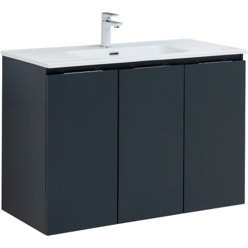 картинка Тумба под раковину Aquanet 277531 Серая от магазина Сантехстрой