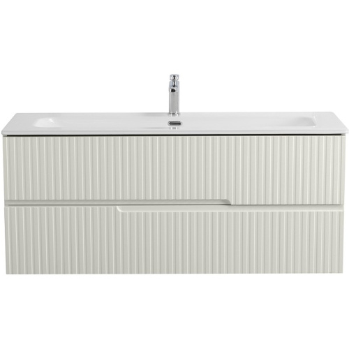 картинка Тумба под раковину Cezares Duet-N 120 DUET-N-1200-2C-SO-AS-P подвесная Альпака брашированная от магазина Сантехстрой