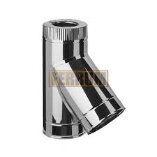 картинка Сендвич-тройник 135* (430/0,8мм +нерж) d150x210 Феррум от магазина Сантехстрой