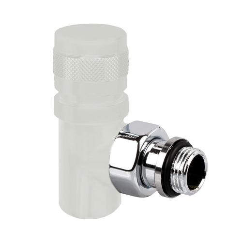 картинка Вентиль на подачу угловой SR Rubinetterie Tondera 1/2", преобразуемый в термостатический, белый от магазина Сантехстрой