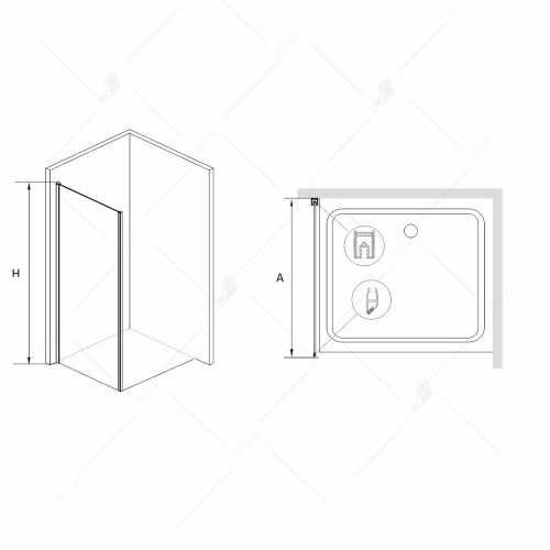 картинка Душевая перегородка RGW 06221408-11 от магазина Сантехстрой