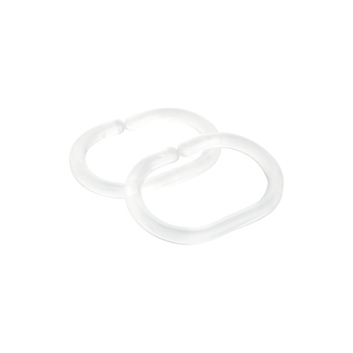 картинка Кольца для шторки FIXSEN 12 шт прозрачные (FX-1000С) от магазина Сантехстрой