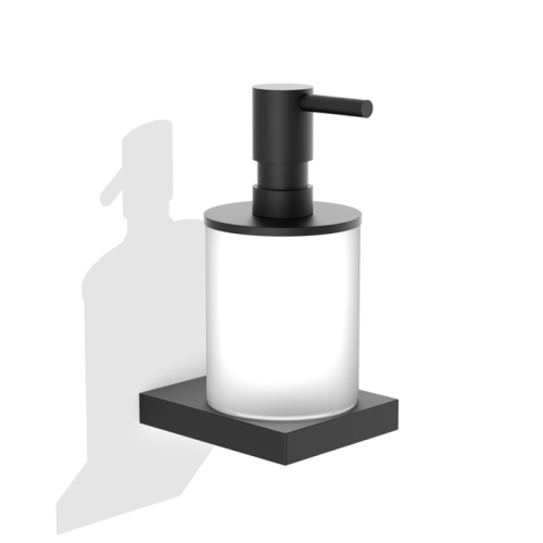 картинка DECOR WALTHER CONTRACT CT WSP Дозатор для жидкого мыла, настенный, цвет черный матовый от магазина Сантехстрой