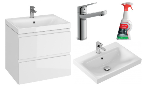 картинка Комплект SAN9 для ванной комнаты от бренда Cersanit от магазина Сантехстрой