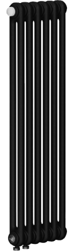картинка Радиатор стальной Rifar Tubog Ventil 1800 6 секций, 2-трубчатый, антрацит матовый от магазина Сантехстрой