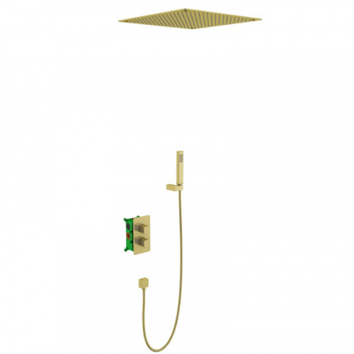 картинка Душевая система Timo Petruma SX-5029/17SM с термостатом Золото матовое от магазина Сантехстрой