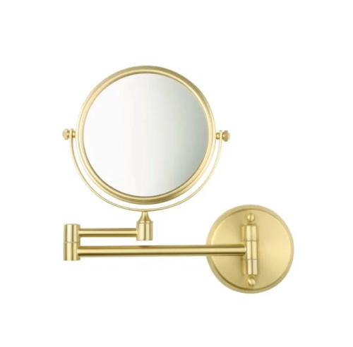 картинка Зеркало косметическое FIXSEN Hotel золото-сатин D15 (FX-31021G) от магазина Сантехстрой