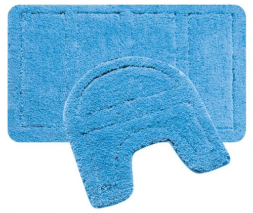 картинка Набор ковриков для ванной комнаты 60х90 + 50х50 IDDIS Blue Landscape (241M590i13) от магазина Сантехстрой