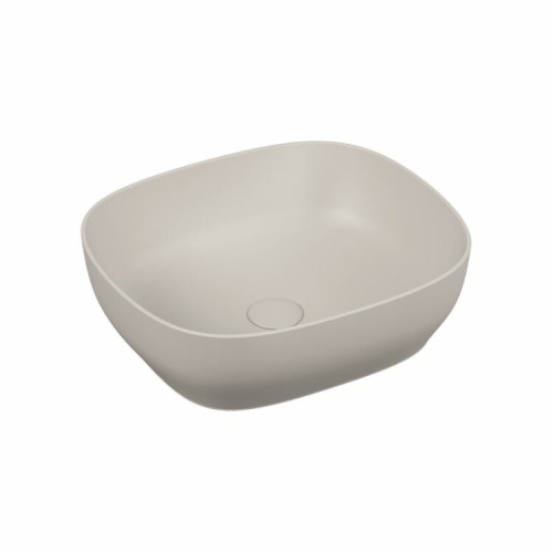 картинка Раковина, Vitra, Outline, ширина, мм-475, глубина, мм-410, высота, мм-145, тип установки-накладной (настольный), отверстия для смесителя-отсутствуют, без перелива, материал-керамика, вид грязеотталкивающего покрытия-VitrA Clean, в комплекте-керамическая к от магазина Сантехстрой