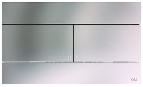 картинка Смывная клавиша OLI Slim Inox нержавеющая сталь 057141 от магазина Сантехстрой