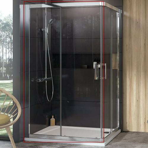 картинка Душевая дверь Ravak 10° 10RV2K-110 1ZJD0C00Z1 профиль Хром стекло Transparent от магазина Сантехстрой