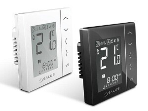 картинка Проводной электронный программируемый терморегулятор с сенсорным управлением, черный (временная замена HTRP230) от магазина Сантехстрой